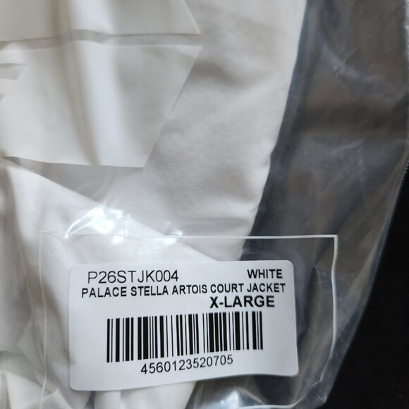 Palace Stella Artois Court Track Jacket White - Picture 4 of 4